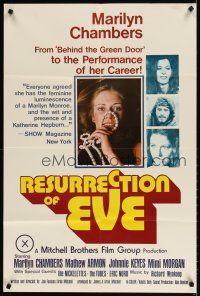 2t733 RESURRECTION OF EVE 1sh '73 Mitchell Bros, sexy Marilyn Chambers w/pearls!