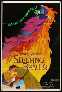 2t797 SLEEPING BEAUTY style A 1sh R70 Walt Disney cartoon fairy tale fantasy classic!