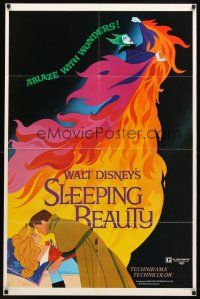 2t798 SLEEPING BEAUTY style A 1sh R79 Walt Disney cartoon fairy tale fantasy classic!