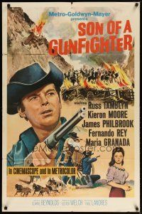2t819 SON OF A GUNFIGHTER 1sh '66 Russ Tamblyn as Johnny Ketchum, Kieron Moore, western art!