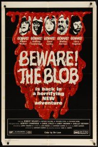 2t820 SON OF BLOB 1sh '72 it's loose again eating everyone, wacky horror sequel!