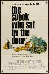 2t833 SPOOK WHO SAT BY THE DOOR 1sh R70s Lawrence Cook, Paula Kelly, Sam Greenlee novel!