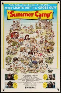 2t861 SUMMER CAMP 1sh '79 panty raids, short sheets & food fights, after lights out it's gross out!