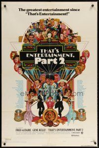 2t893 THAT'S ENTERTAINMENT PART 2 style C 1sh '75 Fred Astaire, Sinatra & many MGM greats by Peak!