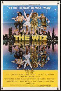 2t978 WIZ 1sh '78 Diana Ross, Michael Jackson, Richard Pryor, Wizard of Oz!