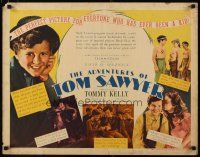 2w009 ADVENTURES OF TOM SAWYER 1/2sh '38 Tommy Kelly as Mark Twain's classic character!