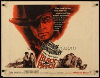 2w034 BLACK PATCH 1/2sh '57 they took George Montgomery's eye, his woman, and his name!