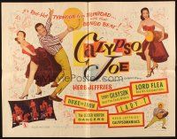 2w045 CALYPSO JOE style A 1/2sh '57 Herb Jeffries, Angie Dickinson, bongo beat, cool art!