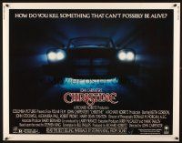 2w051 CHRISTINE 1/2sh '83 Stephen King, directed by John Carpenter, creepy car image!