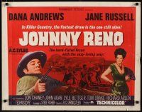 2w160 JOHNNY RENO 1/2sh '66 sexy Jane Russell, Dana Andrews goes wherever there's action!