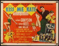 2w174 KISS ME KATE style B 1/2sh '53 Howard Keel spanking Kathryn Grayson, sexy Ann Miller!