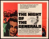 2w233 NIGHT OF THE GENERALS 1/2sh '67 WWII officer Peter O'Toole in unique manhunt across Europe!
