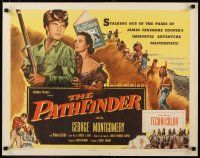 2w244 PATHFINDER red title style 1/2sh '52 George Montgomery, most dangerous marksman in the West!