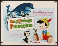 2w248 PINOCCHIO 1/2sh R78 Disney classic fantasy cartoon about a wooden boy who wants to be real!