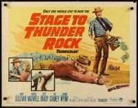 2w293 STAGE TO THUNDER ROCK 1/2sh '64 Barry Sullivan, Marilyn Maxwell, vengeance & violence!
