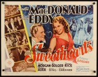 2w305 SWEETHEARTS 1/2sh R62 close up of Nelson Eddy & pretty Jeanette MacDonald!