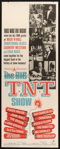 2w385 BIG T.N.T. SHOW insert '66 all-star rock & roll, traditional blues, country & folk rock!