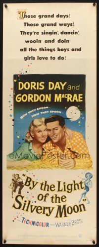 2w413 BY THE LIGHT OF THE SILVERY MOON insert '53 great romantic c/u of Doris Day & Gordon McRae!