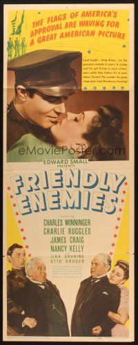 2w494 FRIENDLY ENEMIES insert '42 German American in WWII, some side with their homeland!