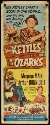 2w563 KETTLES IN THE OZARKS insert '56 Marjorie Main as Ma brews up a roaring riot in the hills!