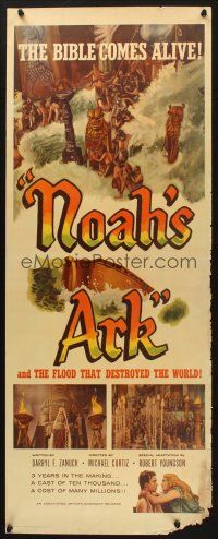 2w645 NOAH'S ARK insert R57 Michael Curtiz, the flood that destroyed the world!