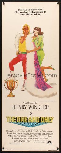 2w656 ONE & ONLY insert '78 Kim Darby was too embarrassed to have wrestler Henry Winkler as a date