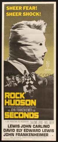 2w733 SECONDS insert '66 Rock Hudson, John Frankenheimer, sheer fear, sheer shock!
