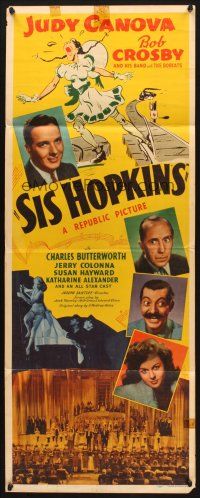 2w745 SIS HOPKINS insert '41 Judy Canova goes to the big city to meet her rich relatives!!