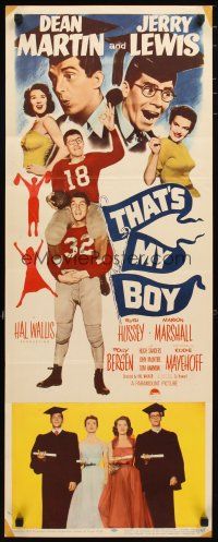 2w810 THAT'S MY BOY insert '51 wacky college students Dean Martin & Jerry Lewis!