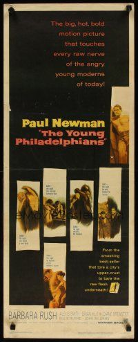 2w898 YOUNG PHILADELPHIANS insert '59 rich lawyer Paul Newman defends friend from murder charges!