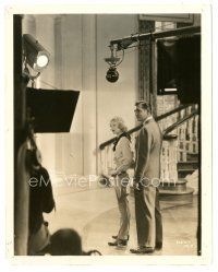 2x011 AFTER OFFICE HOURS candid 8x10 still '35 Clark Gable & Constance Bennett full-length on set!