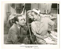 2x016 ALL ABOUT EVE 8.25x10 still '50 close up of Bette Davis smiling at Gary Merrill!
