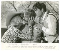 2x102 BONNIE & CLYDE 8x9.5 still #5 '67 Warren Beatty & Faye Dunaway taunt sheriff Denver Pyle!