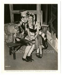 2x107 BOWERY TO BROADWAY candid 8x10 still '44 Donald O'Connor & Peggy Ryan snuggling on the set!