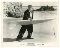 2x122 BUSTER KEATON 8x10.25 still '65 the legendary comedian w/ surfboard in Beach Blanket Bingo!