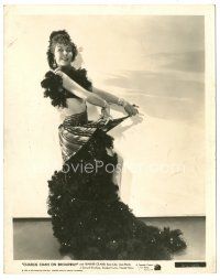 2x148 CHARLIE CHAN ON BROADWAY 8x10 still '37 portrait of sexy Joan Woodbury in cool dancer outfit!