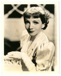 2x162 CLAUDETTE COLBERT 8x10 radio still '34 co-starring in The Gilded Lady on Lux Radio Theatre!