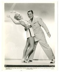 2x171 COLLEGIATE TV 8x10 still R60s full-length sexy Betty Grable dancing with Joe Penner!