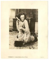 2x174 COMRADE X 8.25x10 still '40 great c/u of Hedy Lamarr catfighting with woman on ground!