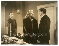 2x177 CONFIDENTIAL AGENT 7.5x9.5 still '45 Lauren Bacall asks man to help Charles Boyer escape!
