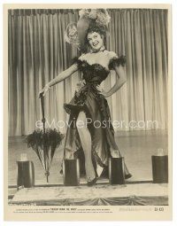 2x179 CONNIE RUSSELL 8x10.25 still '53 as sexy showgirl on stage from Cruisin ' Down the River!