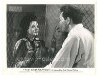 2x181 CONSPIRATORS 8x10.25 still '44 beautiful Hedy Lamarr talks to Paul Henreid in jail!