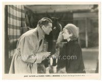 2x210 DELICIOUS 7.75x9.75 still '31 close up of Janet Gaynor & Charles Farrell by horse!