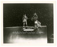 2x213 DESTINATION MOON candid 8.25x10 still '50 Robert A. Heinlein, astronauts & set lights!