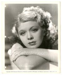 2x230 DOROTHY DELL 8x10 key book still '44 c/u of the pretty actress resting her head on her arms!