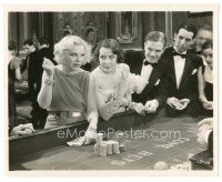 2x323 GIRL MISSING 8x10 still '33 c/u of Glenda Farrell & Mary Brian gambling at craps table!