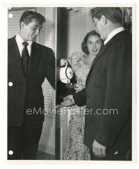 2x378 HOLIDAY AFFAIR 8x10 key book still '49 Janet Leigh pours coffee for Mitchum by Bachrach!