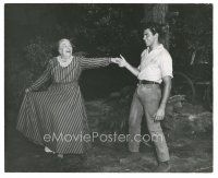 2x382 HOUND-DOG MAN candid 8x10 still '59 Fabian & Jane Darwell practice dance scene on location!