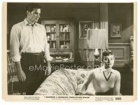 2x398 I MARRIED A MONSTER FROM OUTER SPACE 7.5x10.25 still '58 Tom Tryon looks at Gloria Talbott!
