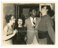 2x436 JANET GAYNOR/CHARLES FARRELL 8x10 still '29 candid on set of Happy Days with their stand-ins!